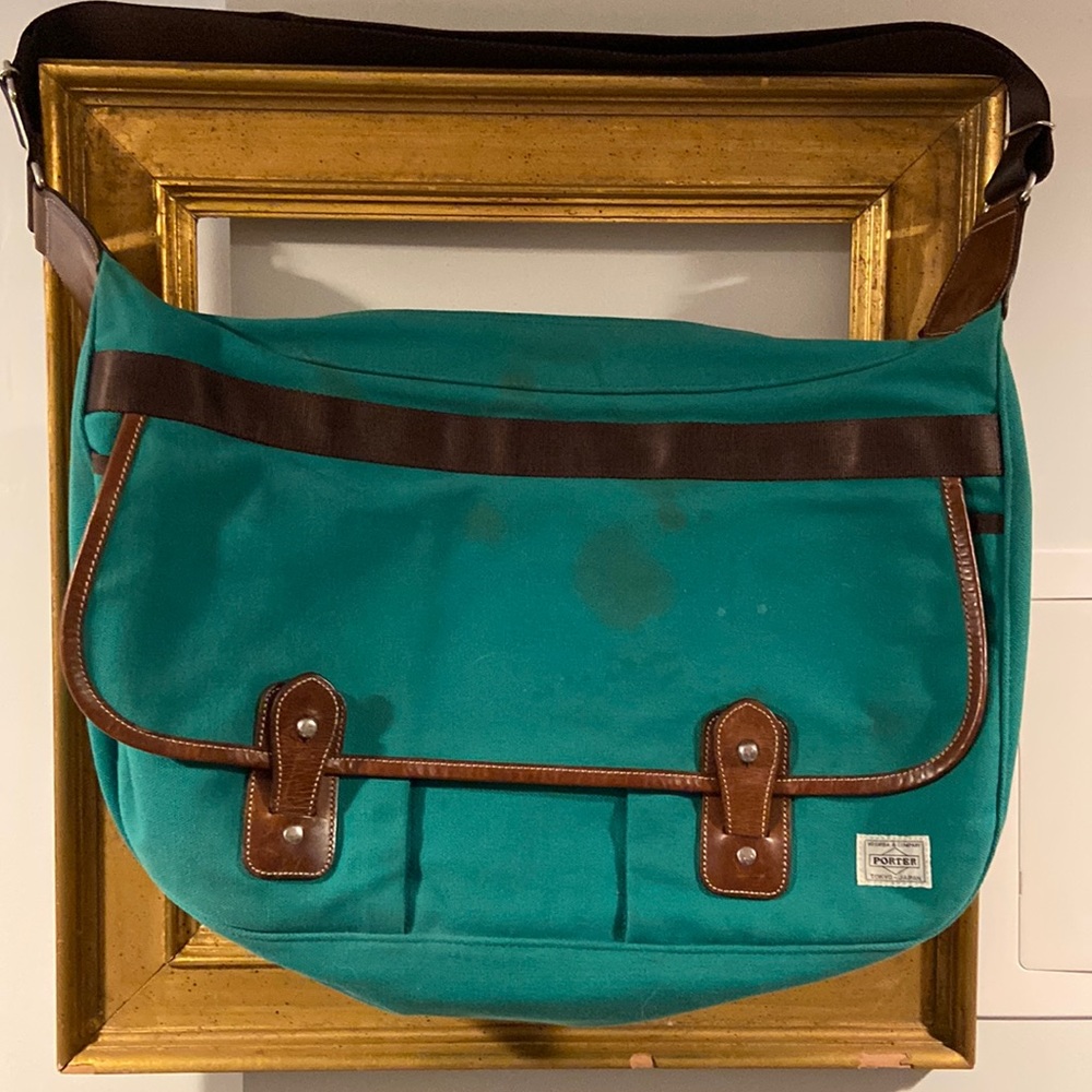 Porter x Fabrick messenger bag , used in great condition .